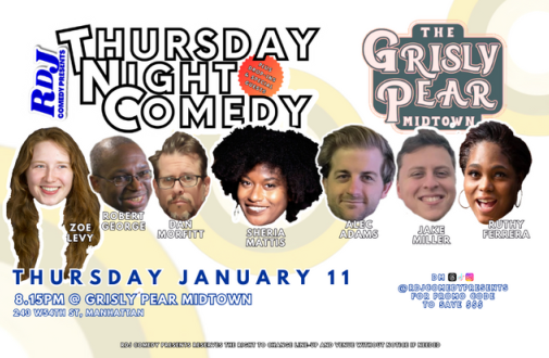 RDJ Presents - Thursday Night Comedy