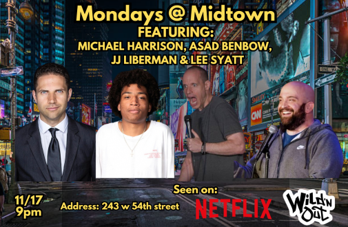 Mondays @ Midtown - A Comedy Show at The Grisly Pear Midtown